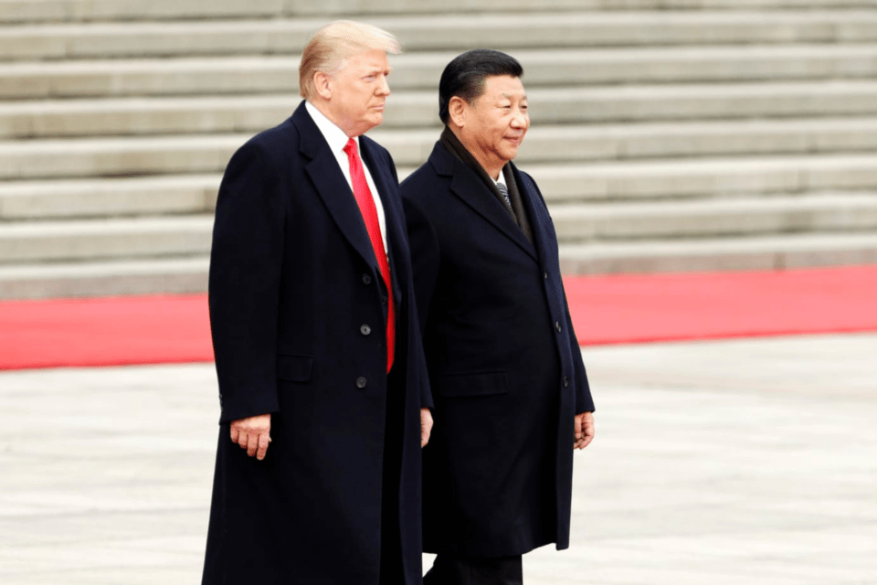 Trump and Xi Jinping